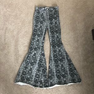 Free people float on flare snake print